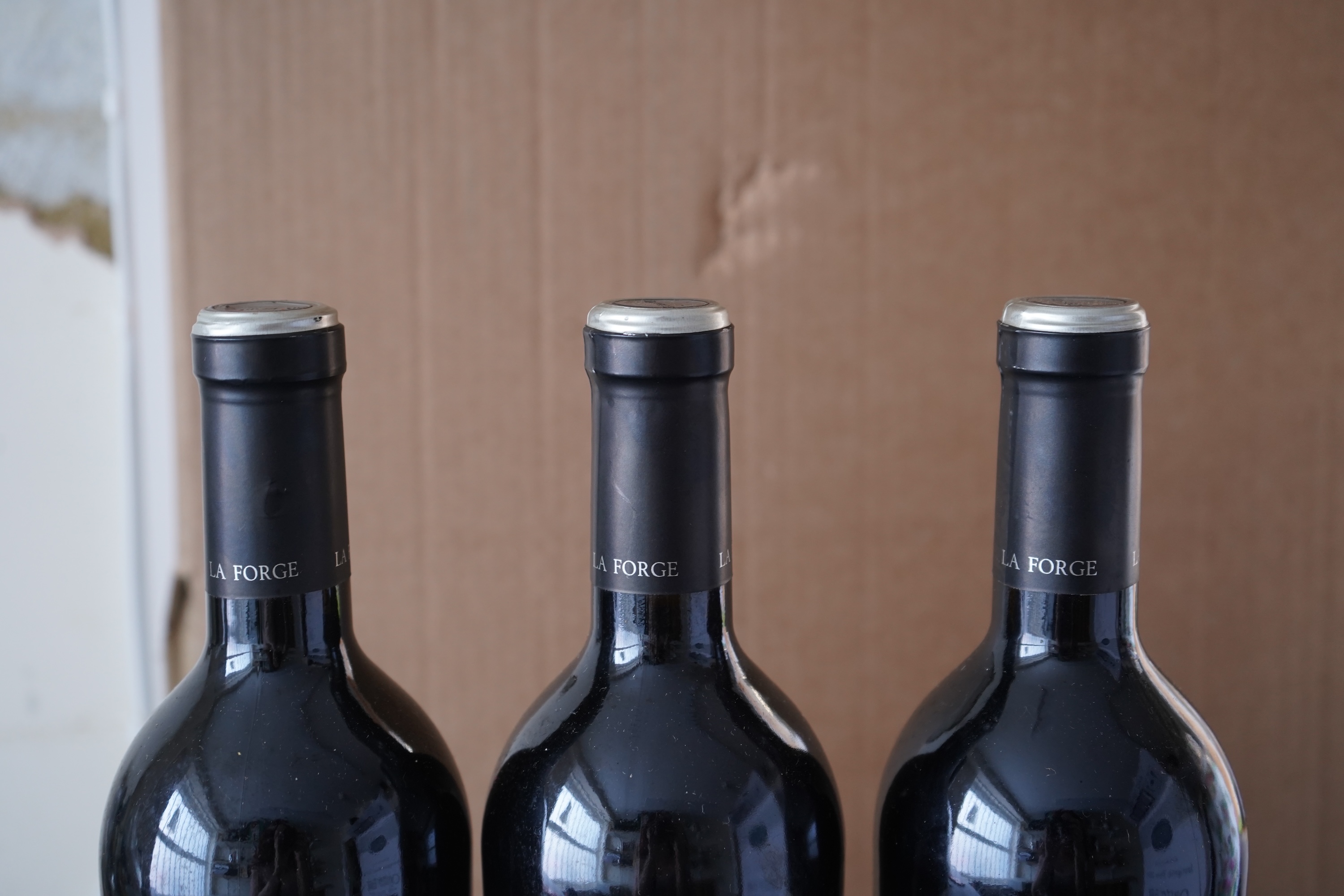 Ten bottles of 2008 La Forge Estate Merlot